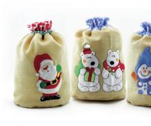 Новогодние подарочные мешочки и упаковка Подарочные мешки на новый год